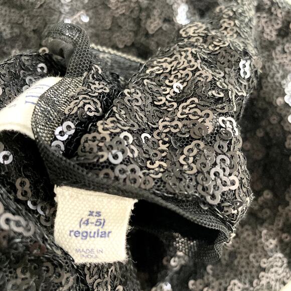 Gap Kids Sequin Shift Dress - Black - XS or 4/5 - Picture 8 of 11